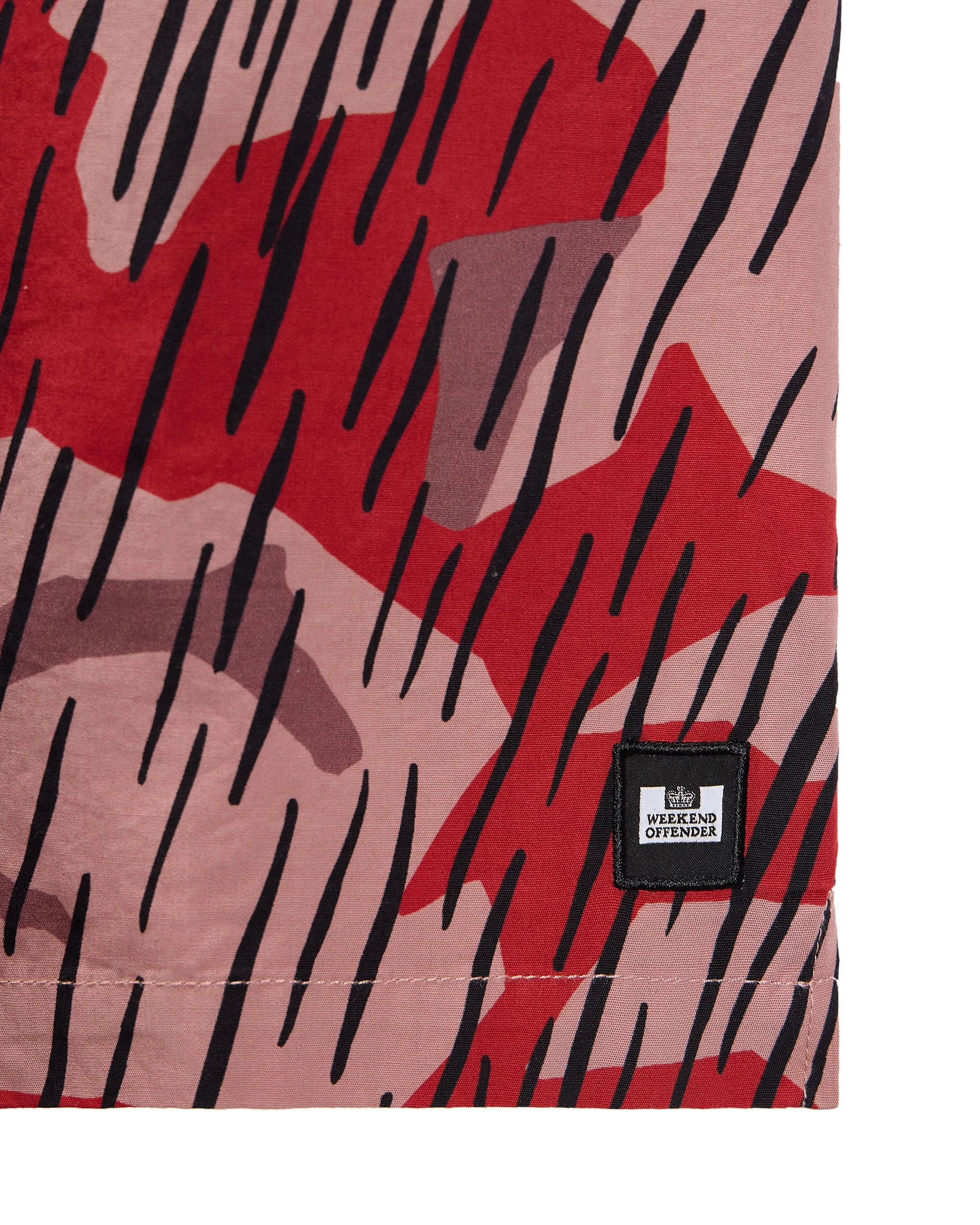 Weekend Offender Kids Monuriki Camo Shirt Blaze Red Rain Camo 6 Weekend Offender Kids Monuriki Camo Shirt Blaze Red Rain Camo - Image 6