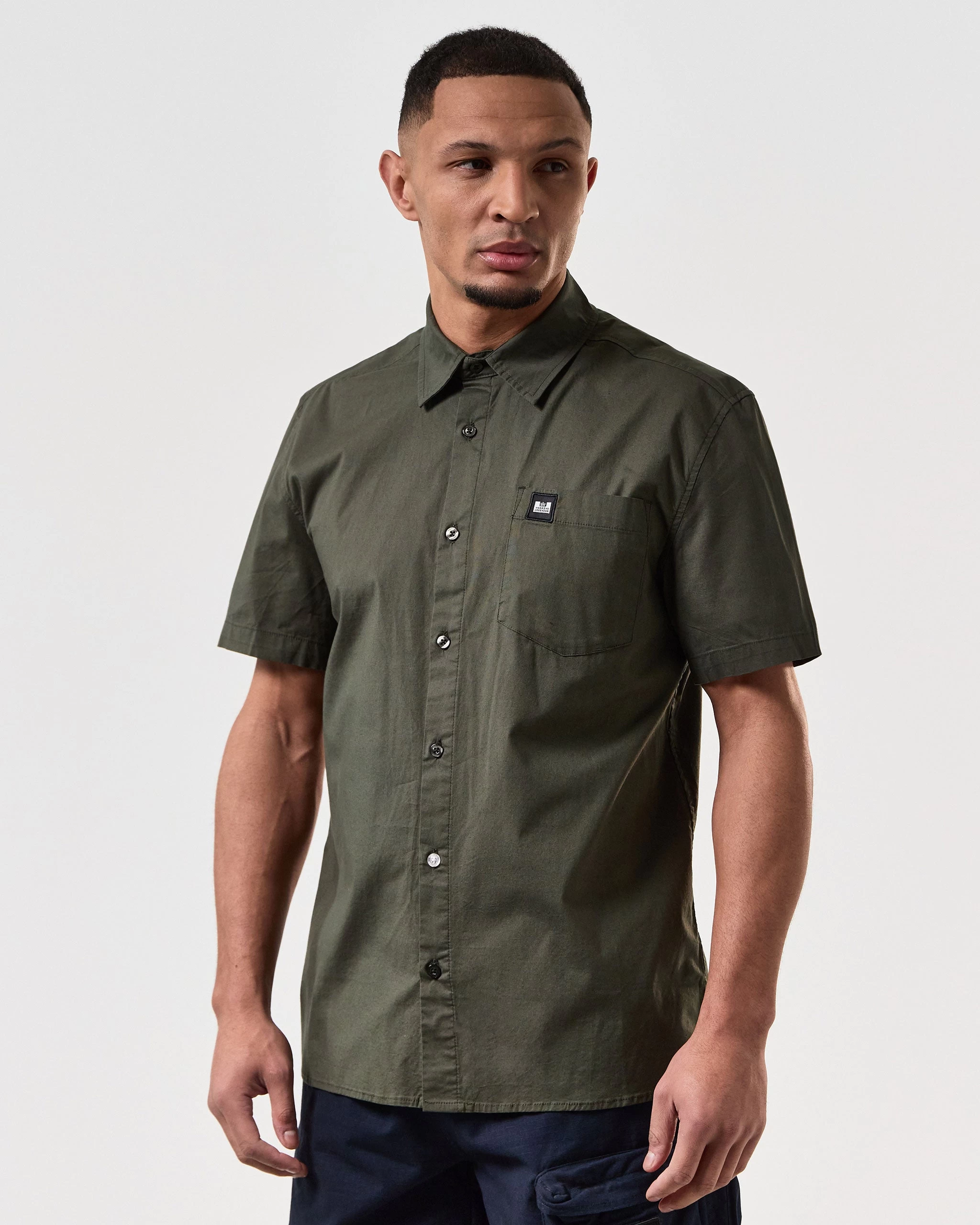 Weekend Offender Borak Short Sleeve Shirt Castle Green 3 Weekend Offender Borak Short Sleeve Shirt Castle Green - Image 3