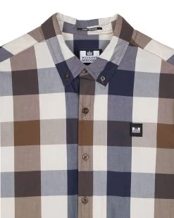 Weekend Offender Lisbon Shirt Large House Check -Fashion sportswear SHSS2410 LISBON LARGE HOUSE CHECK 10603