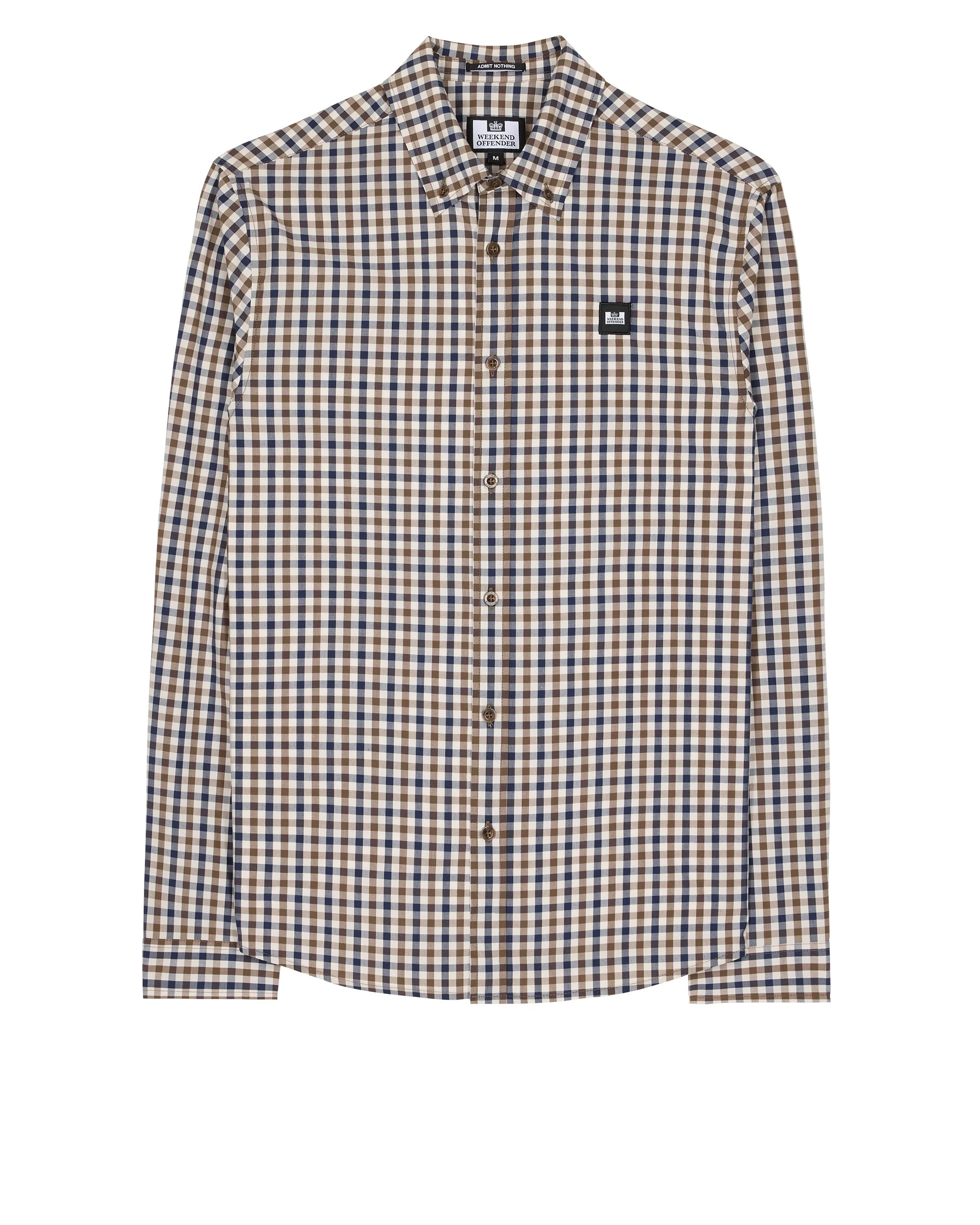 Weekend Offender Lisbon Shirt Mid House Check 1 Weekend Offender Lisbon Shirt Mid House Check