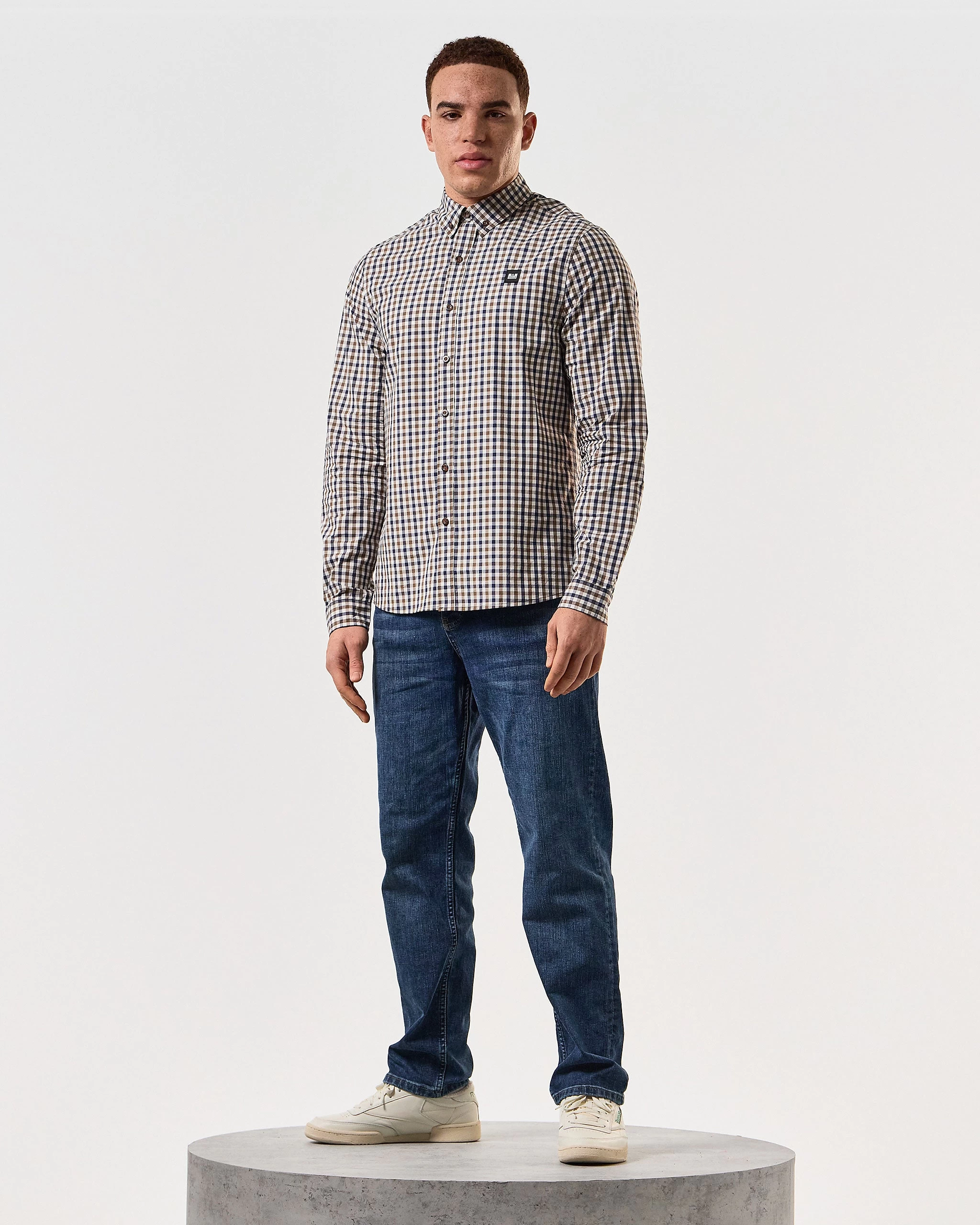 Weekend Offender Lisbon Shirt Mid House Check 2 Weekend Offender Lisbon Shirt Mid House Check - Image 2