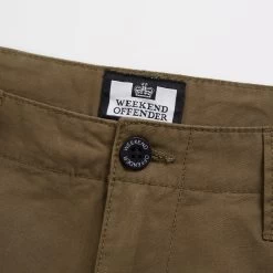 Weekend Offender Mascia Cargo Shorts Conifer -Fashion sportswear SS21 STSS21 02 MASCIA CONIFER DETAIL 1