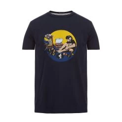 Weekend Offender Hand Of God Graphic T-Shirt Navy