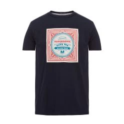 Weekend Offender Supersonic Graphic T-Shirt Navy