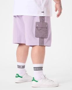 Weekend Offender Pink Sands Jogger Shorts Wisteria - Plus Size 9 Weekend Offender Pink Sands Jogger Shorts Wisteria - Plus Size -Fashion sportswear ST PINK SANDS WISTERIA5346