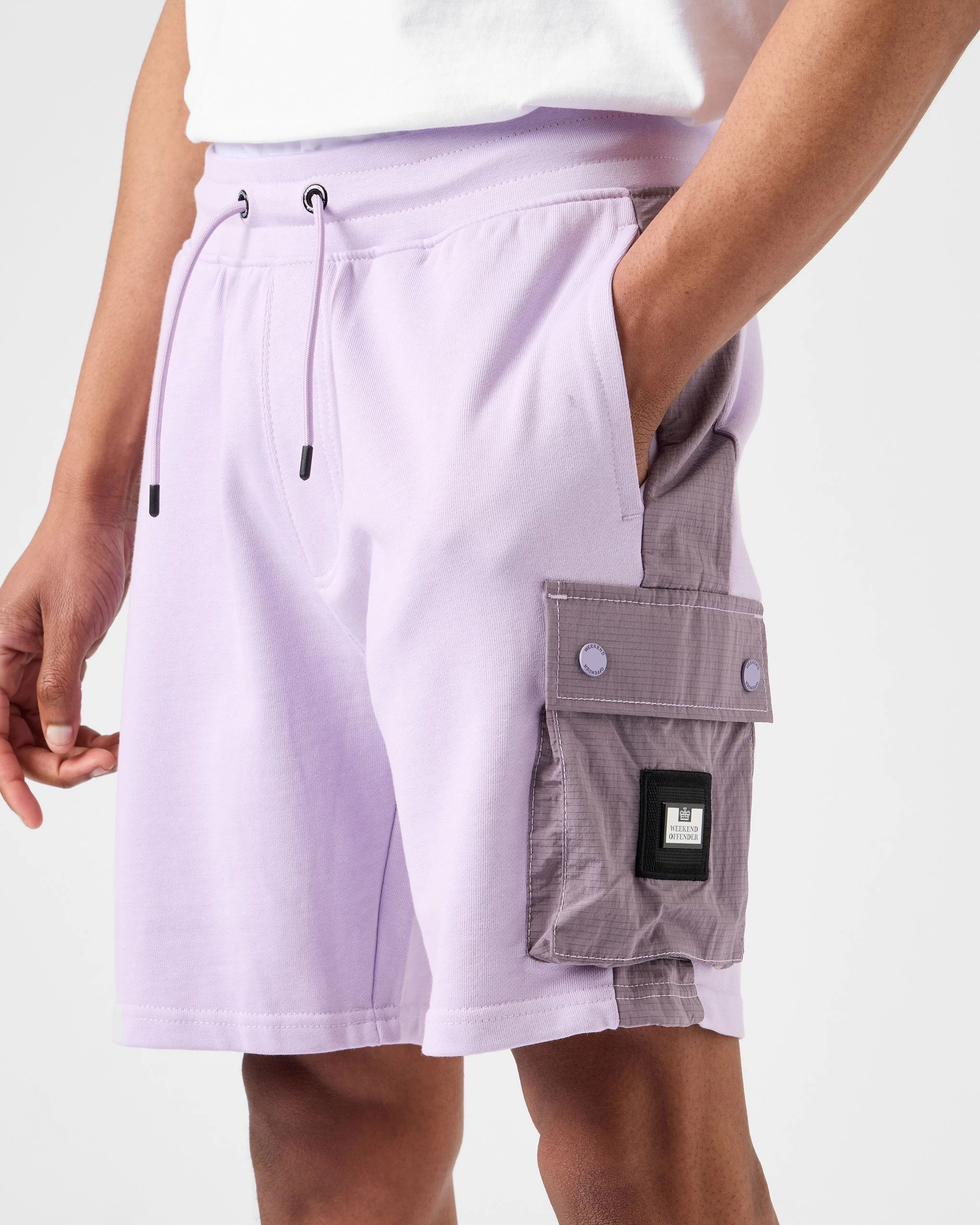 Weekend Offender Pink Sands Jogger Shorts Wisteria 4 Weekend Offender Pink Sands Jogger Shorts Wisteria - Image 4