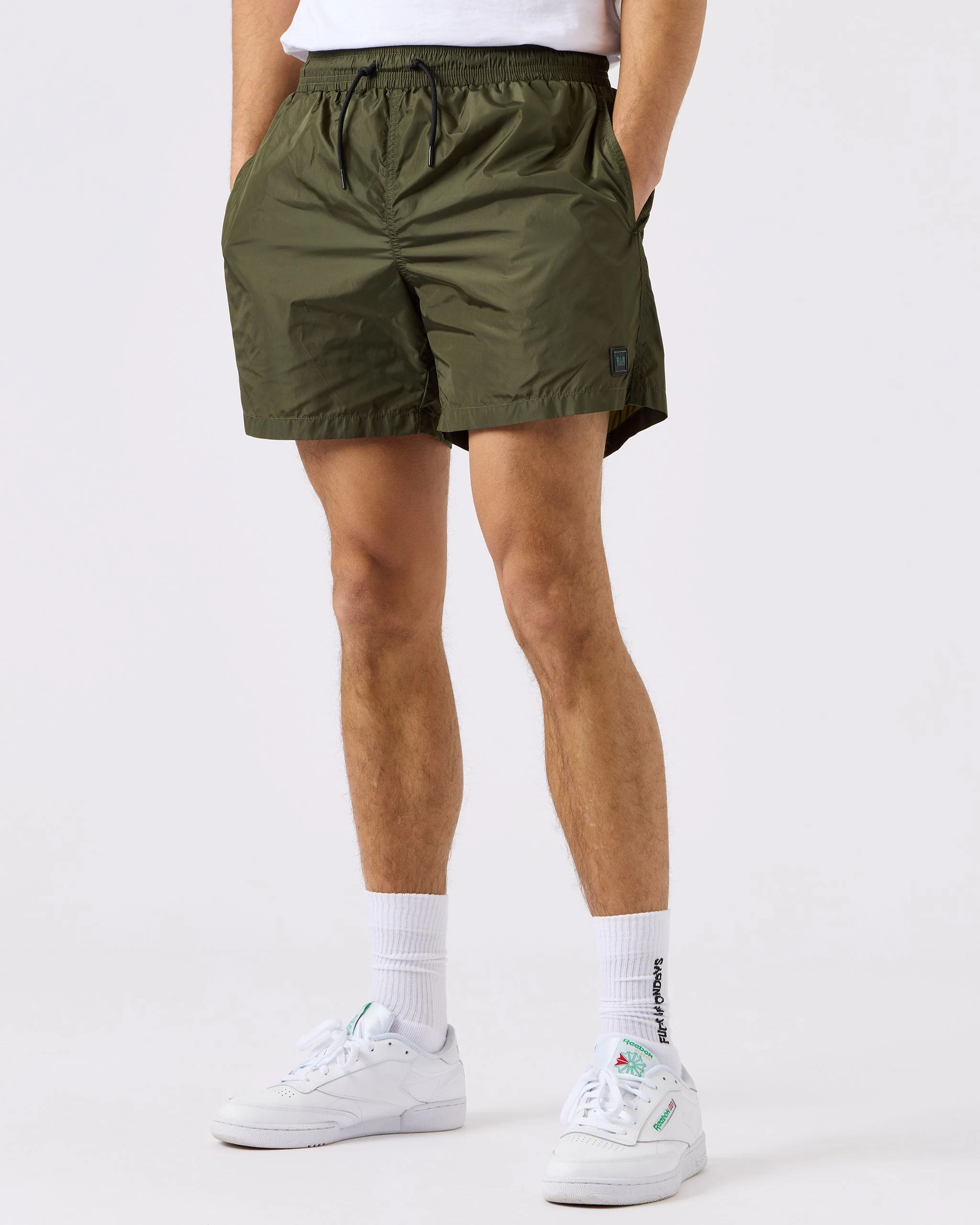 Weekend Offender Charlo Swim Shorts Dark Green 3 Weekend Offender Charlo Swim Shorts Dark Green - Image 3