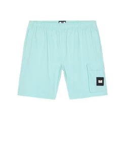 Weekend Offender Faraci Garment Dye Shorts Aqua