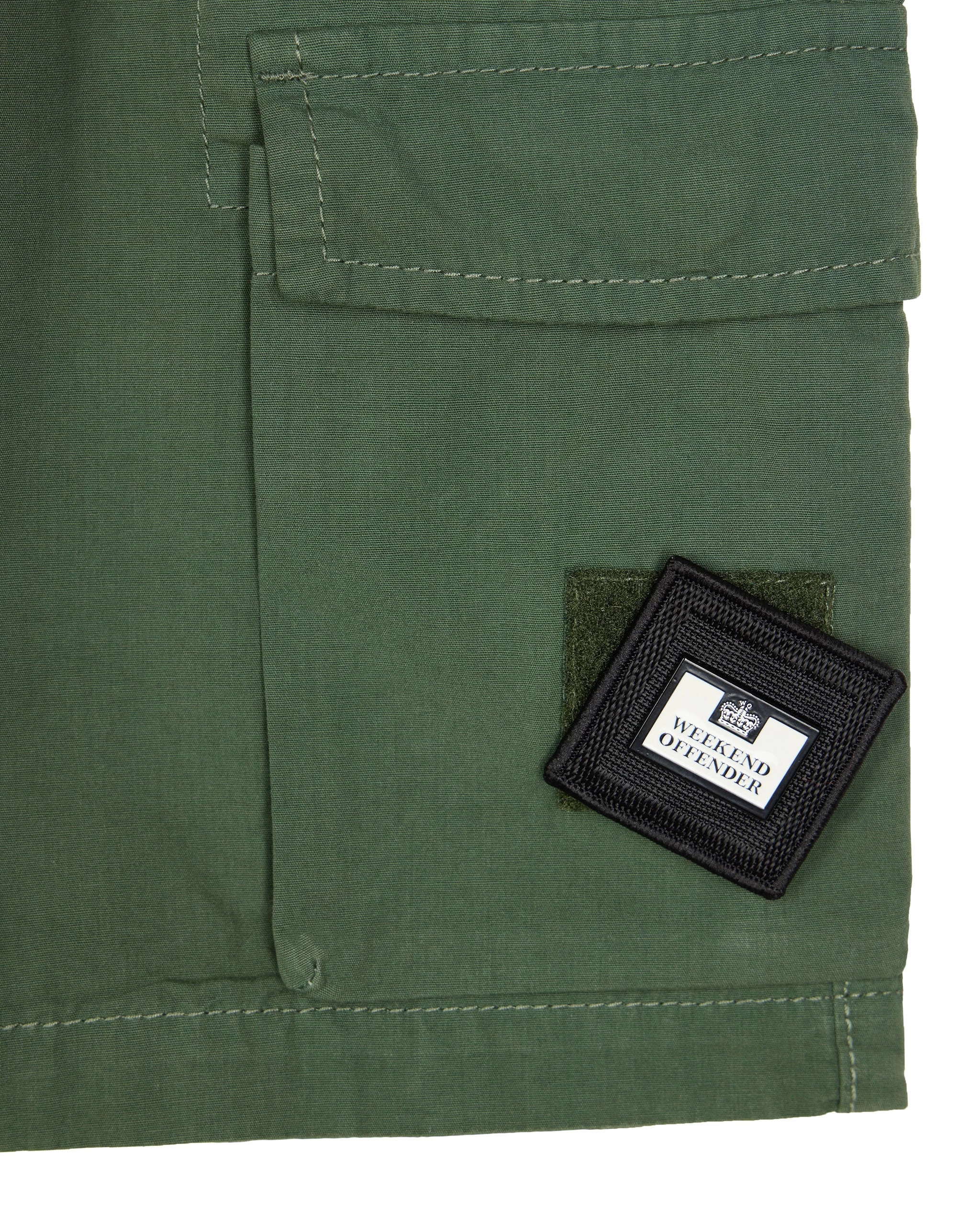 Weekend Offender Faraci Garment Dye Shorts Dark Green 6 Weekend Offender Faraci Garment Dye Shorts Dark Green - Image 6