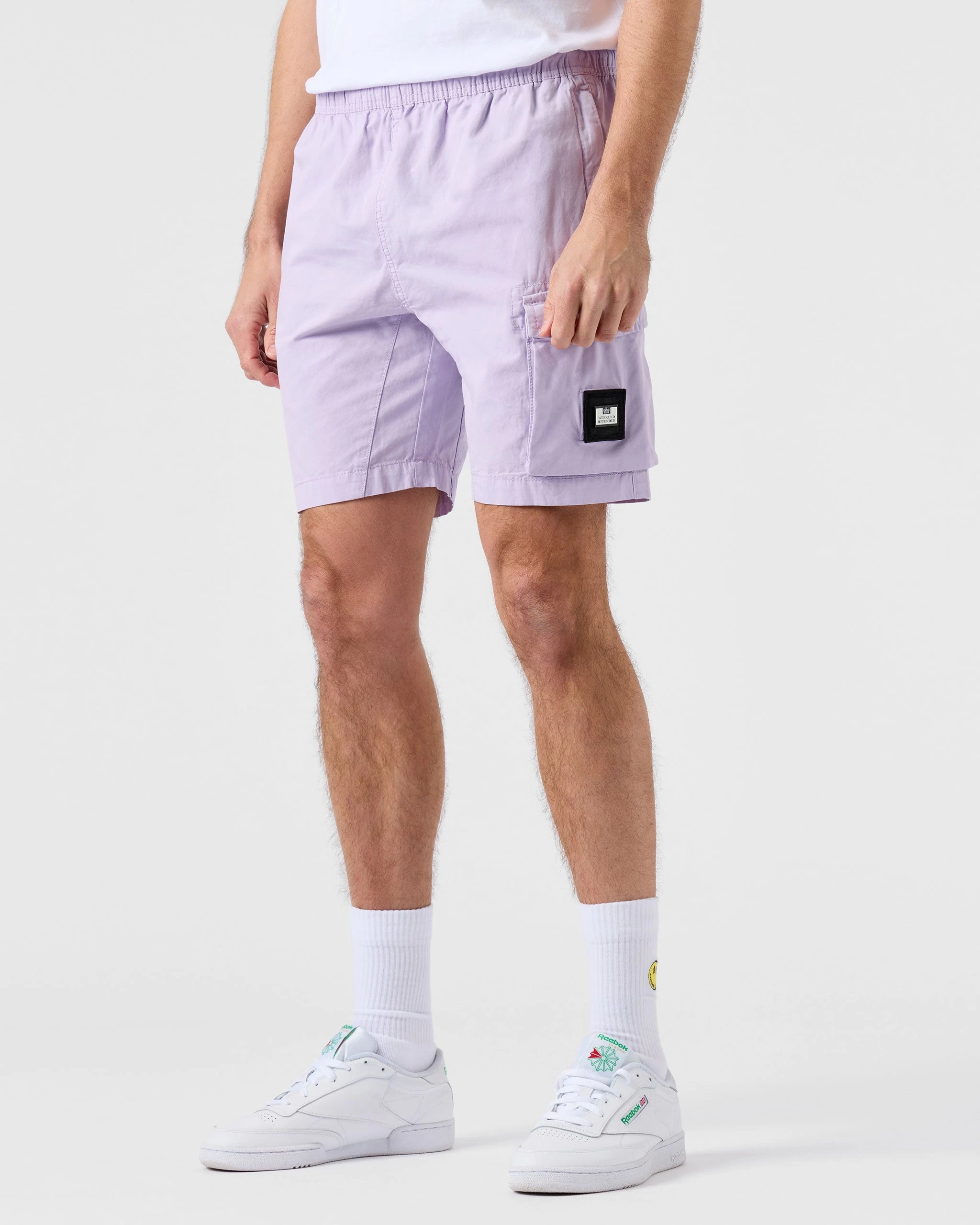Weekend Offender Faraci Garment Dye Shorts Wisteria 2 Weekend Offender Faraci Garment Dye Shorts Wisteria - Image 2