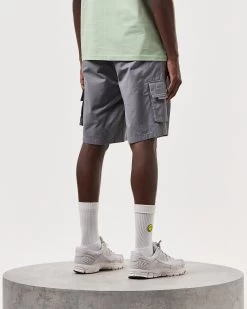 Weekend Offender Mascia Cargo Shorts Smokey Grey -Fashion sportswear STSS24 MASCIA SMOKEY 6600