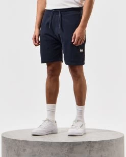 Weekend Offender Hawkins Jogger Shorts Navy -Fashion sportswear STSS2401 HAWKINS NAVY 3873 MODEL