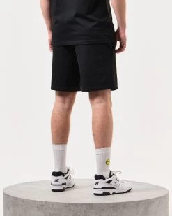 Weekend Offender Mytros Shorts Black/Alabaster -Fashion sportswear STSS2402 MYTROS BLACK 5972 MODEL