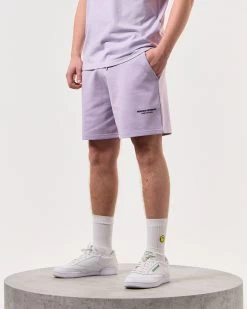 Weekend Offender Mytros Shorts Periwinkle/Bright Navy -Fashion sportswear STSS2402 MYTROS PERIWINKLE 6039 MODEL