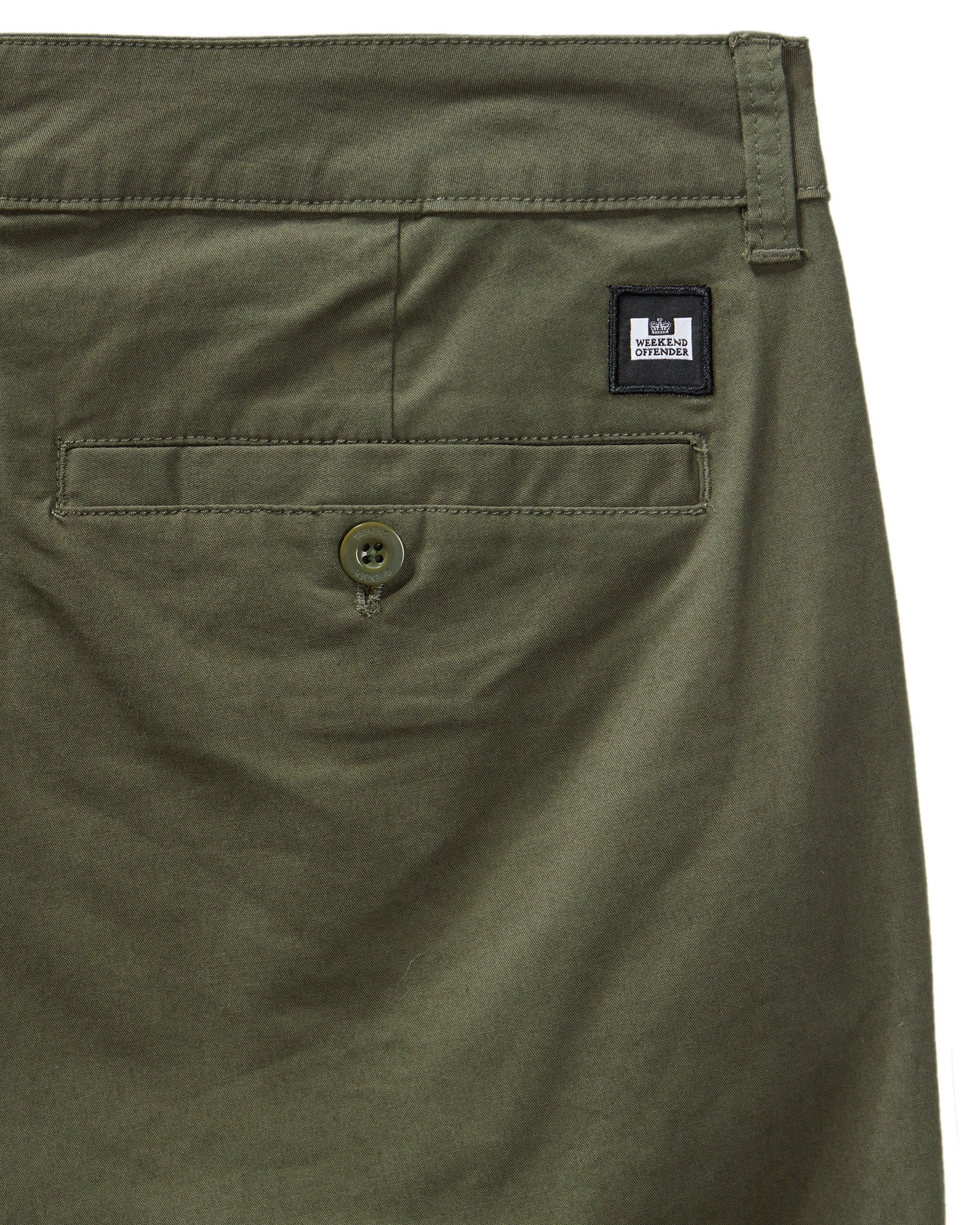 Weekend Offender Ivan Chino Shorts Castle Green 7 Weekend Offender Ivan Chino Shorts Castle Green - Image 7