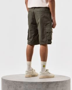 Weekend Offender Mascia Cargo Shorts Castle Green -Fashion sportswear STSS2404 MASCIA CASTLE GREEN 3989 MODEL