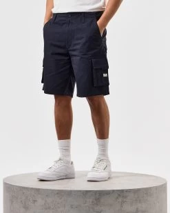 Weekend Offender Mascia Cargo Shorts Navy -Fashion sportswear STSS2404 MASCIA NAVY 3863 MODEL