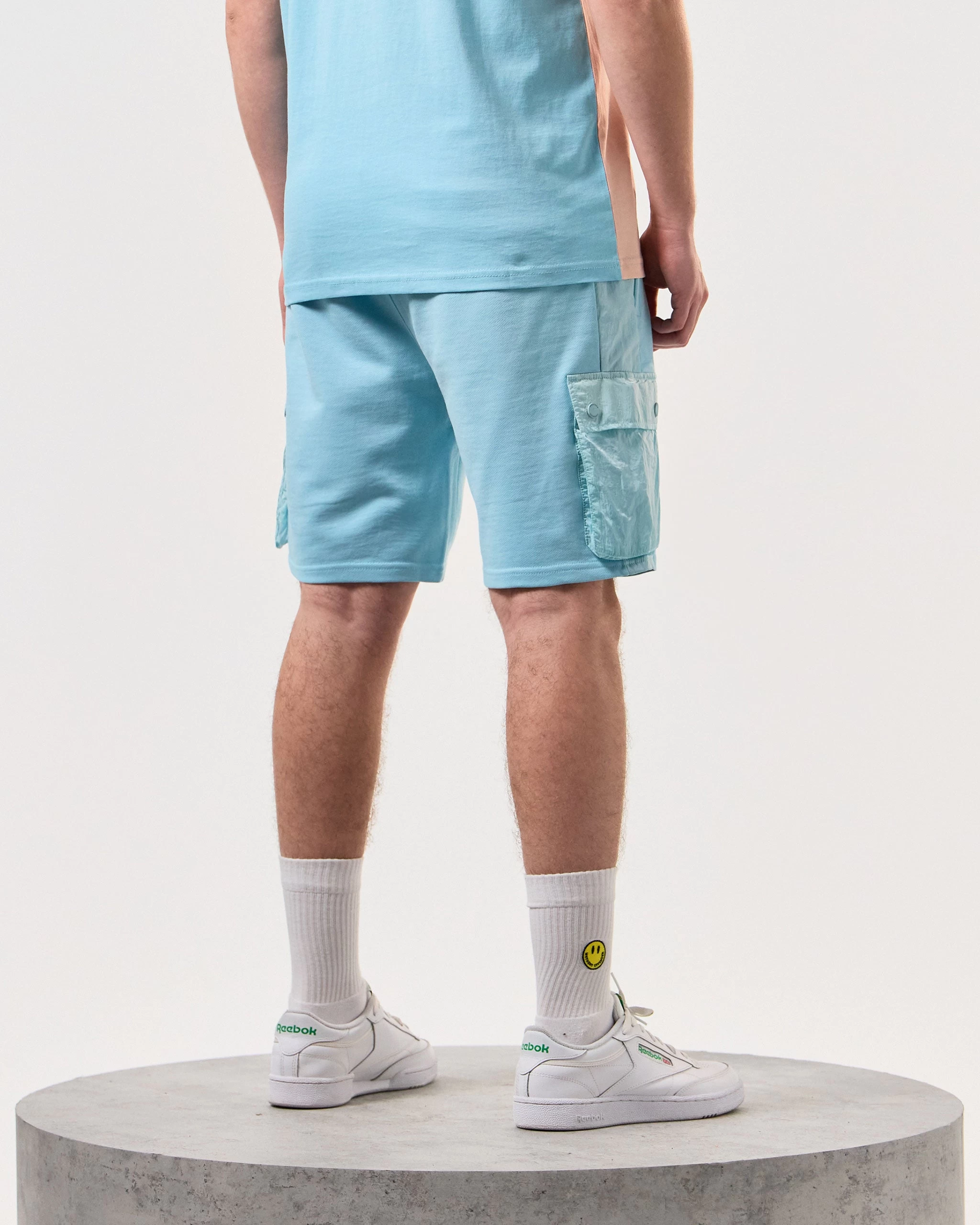 Weekend Offender Pink Sands Jogger Shorts Saltwater Blue 4 Weekend Offender Pink Sands Jogger Shorts Saltwater Blue - Image 4