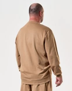 Weekend Offender Vega Sweatshirt Cognac Brown - Plus Size -Fashion sportswear STSS2409X LERENA COGNAC 8063 PLUS