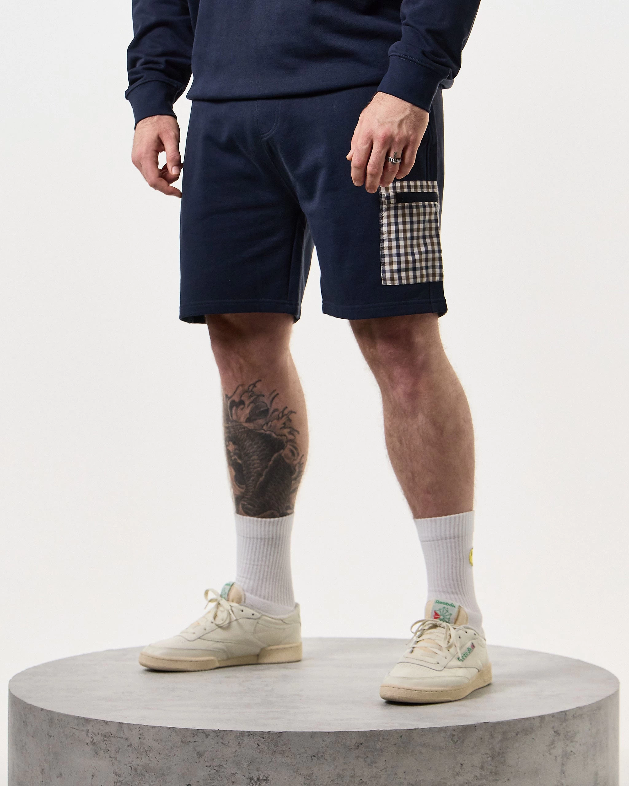 Weekend Offender Lerena Jogger Shorts Navy - Plus Size 3 Weekend Offender Lerena Jogger Shorts Navy - Plus Size - Image 3