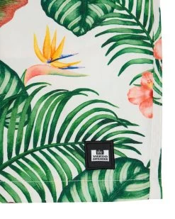 Weekend Offender White Lotus Shorts White Lotus Print -Fashion sportswear STSS2418 WHITE LOTUS SHORT 2496