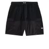 Weekend Offender Azeez Parachute Pocket Shorts Black