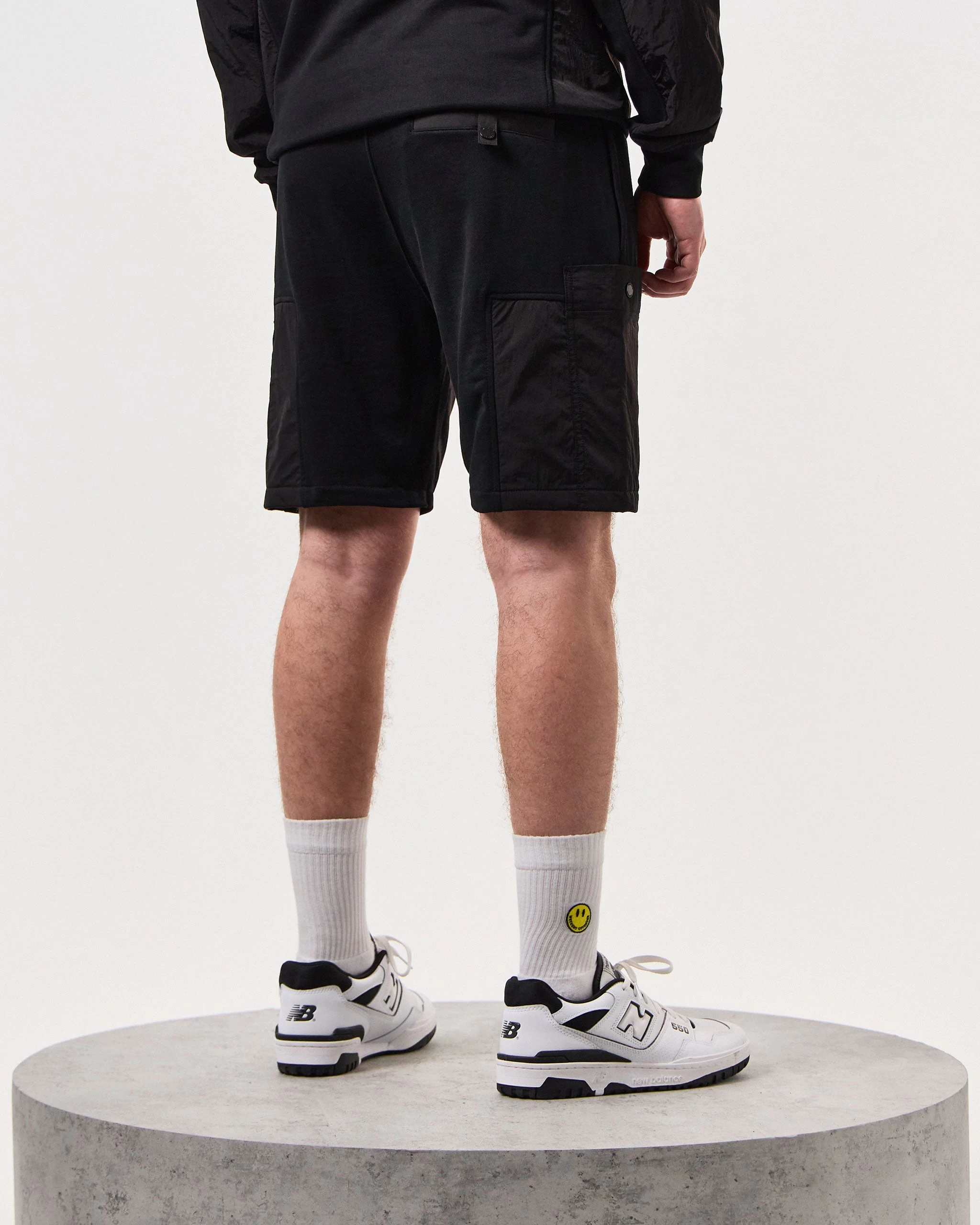 Weekend Offender Azeez Parachute Pocket Shorts Black 3 Weekend Offender Azeez Parachute Pocket Shorts Black - Image 3