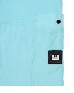 Weekend Offender Azeez Parachute Pocket Shorts Saltwater Blue -Fashion sportswear STSS2420 AZEEZ SALTWATER 0332