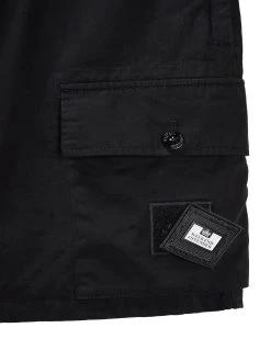 Weekend Offender Scopello Cargo Shorts Black -Fashion sportswear STSS2425 SCOPELLO BLACK 11244