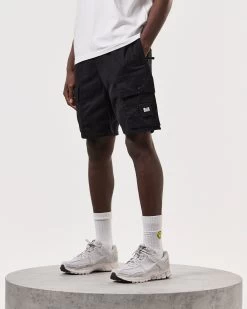 Weekend Offender Scopello Cargo Shorts Black -Fashion sportswear STSS2425 SCOPELLO BLACK 6949