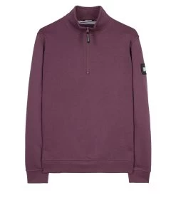 Weekend Offender Kraviz Quarter Zip Sweatshirt Deep Plum