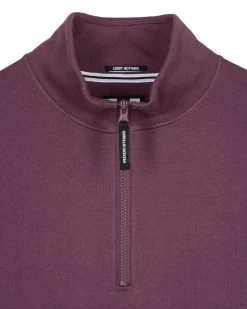 Weekend Offender Kraviz Quarter Zip Sweatshirt Deep Plum 11 Weekend Offender Kraviz Quarter Zip Sweatshirt Deep Plum -Fashion sportswear SWAW13 14 KRAVIZ DEEP PLUM 3050