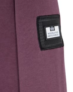 Weekend Offender Kraviz Quarter Zip Sweatshirt Deep Plum 12 Weekend Offender Kraviz Quarter Zip Sweatshirt Deep Plum -Fashion sportswear SWAW13 14 KRAVIZ DEEP PLUM 3051