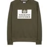 Weekend Offender Penitentiary Classic Sweatshirt Dark Green - Plus Size