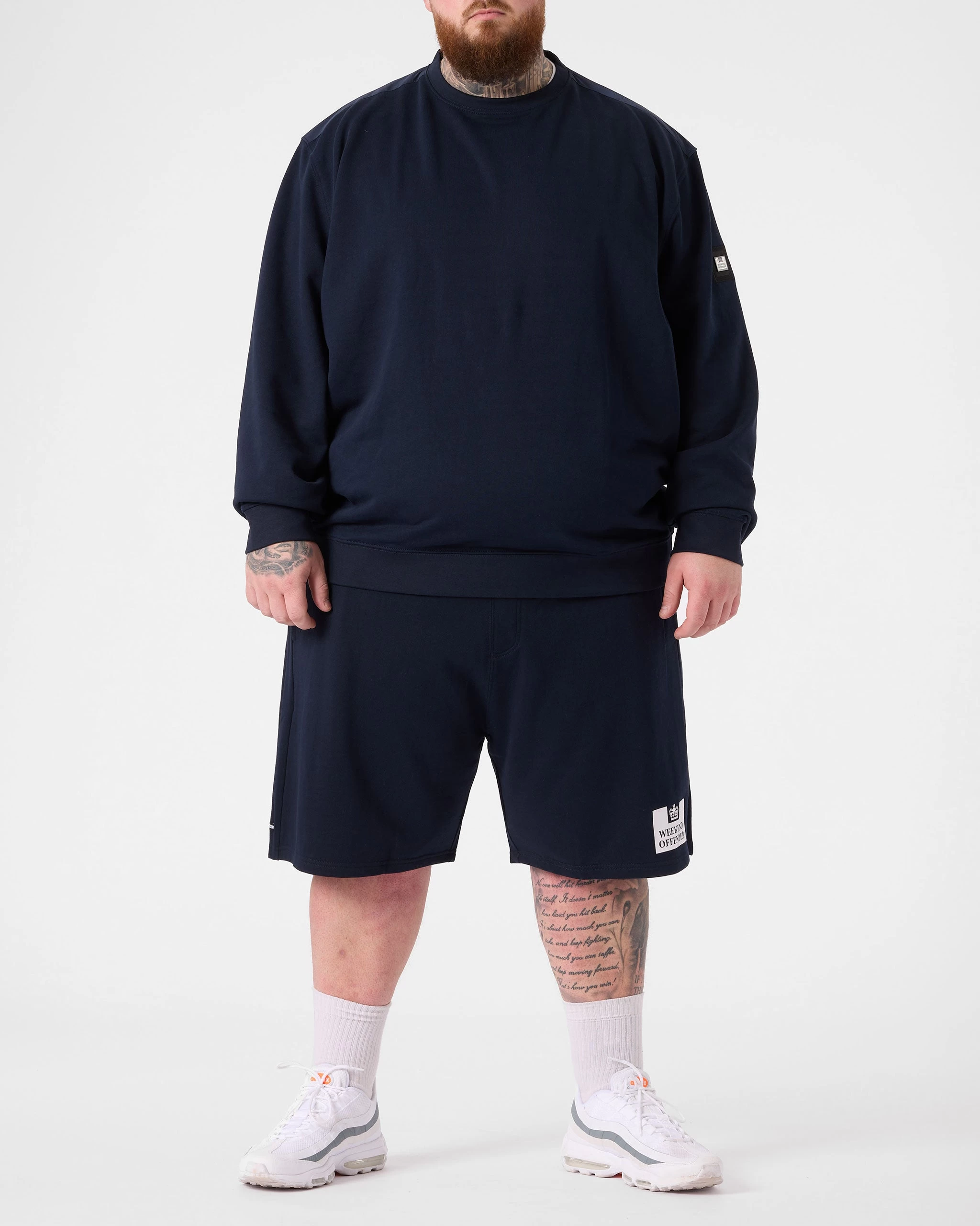 Weekend Offender F Bomb Sweatshirt Navy - Plus Size 2 Weekend Offender F Bomb Sweatshirt Navy - Plus Size - Image 2