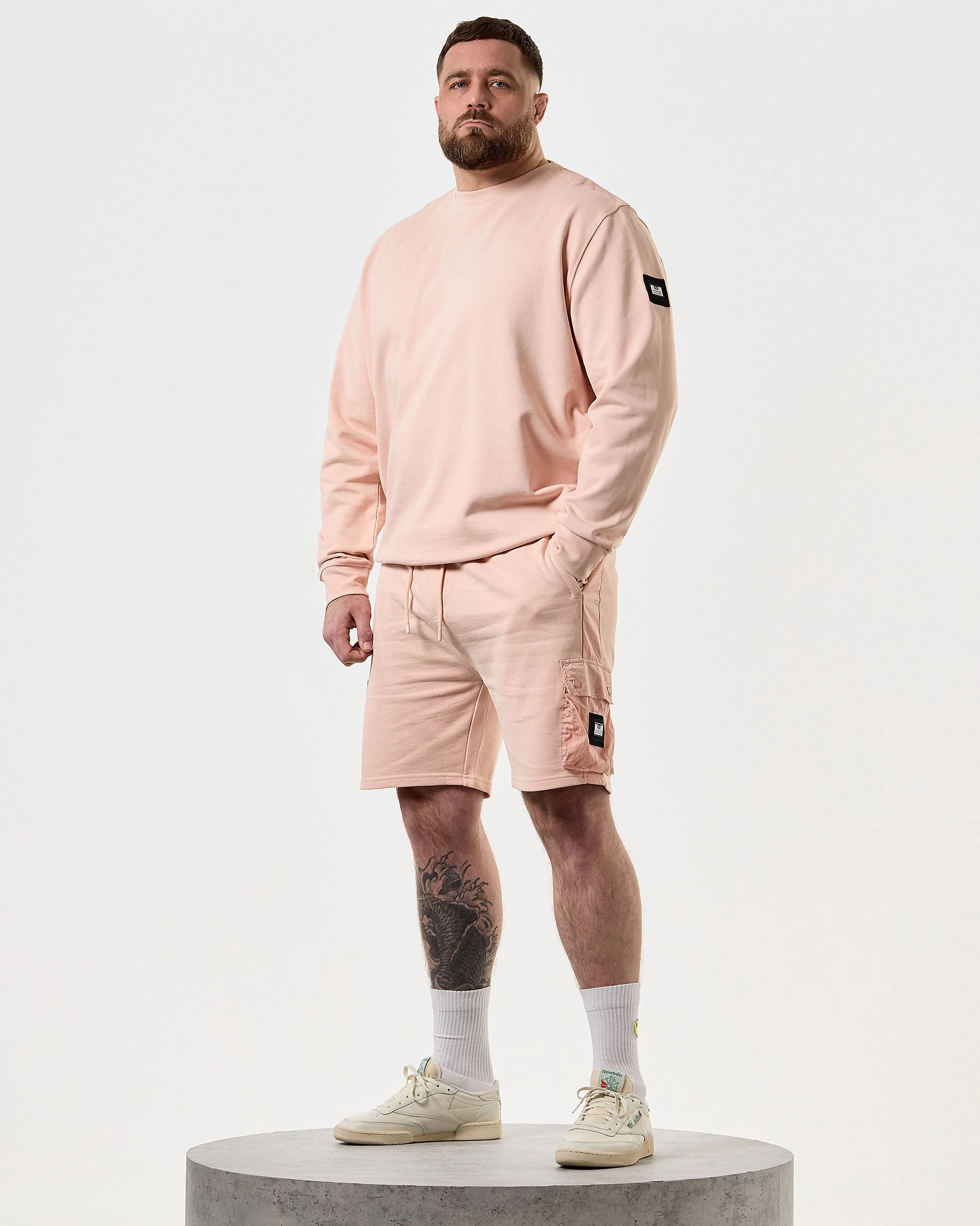 Weekend Offender Pink Sands Jogger Shorts Nectar Pink - Plus Size 2 Weekend Offender Pink Sands Jogger Shorts Nectar Pink - Plus Size - Image 2