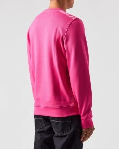 Weekend Offender F Bomb Sweatshirt Cerise Pink -Fashion sportswear SWAW2302 F BOMB CERISE 0615 MODEL