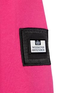 Weekend Offender F Bomb Sweatshirt Cerise Pink -Fashion sportswear SWAW2302 F BOMB CERISE 6964