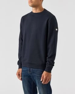 Weekend Offender F Bomb Sweatshirt Navy -Fashion sportswear SWAW2302 F BOMB NAVY 0412