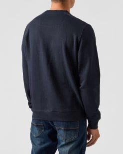 Weekend Offender F Bomb Sweatshirt Navy -Fashion sportswear SWAW2302 F BOMB NAVY 0413