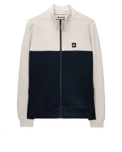 Weekend Offender Topping Zip Through Sweatshirt Navy