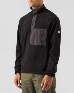 Weekend Offender Cruz Polar Fleece Black/Greystone -Fashion sportswear SWAW2306 CRUZ BLACK GREYSTONE 0452