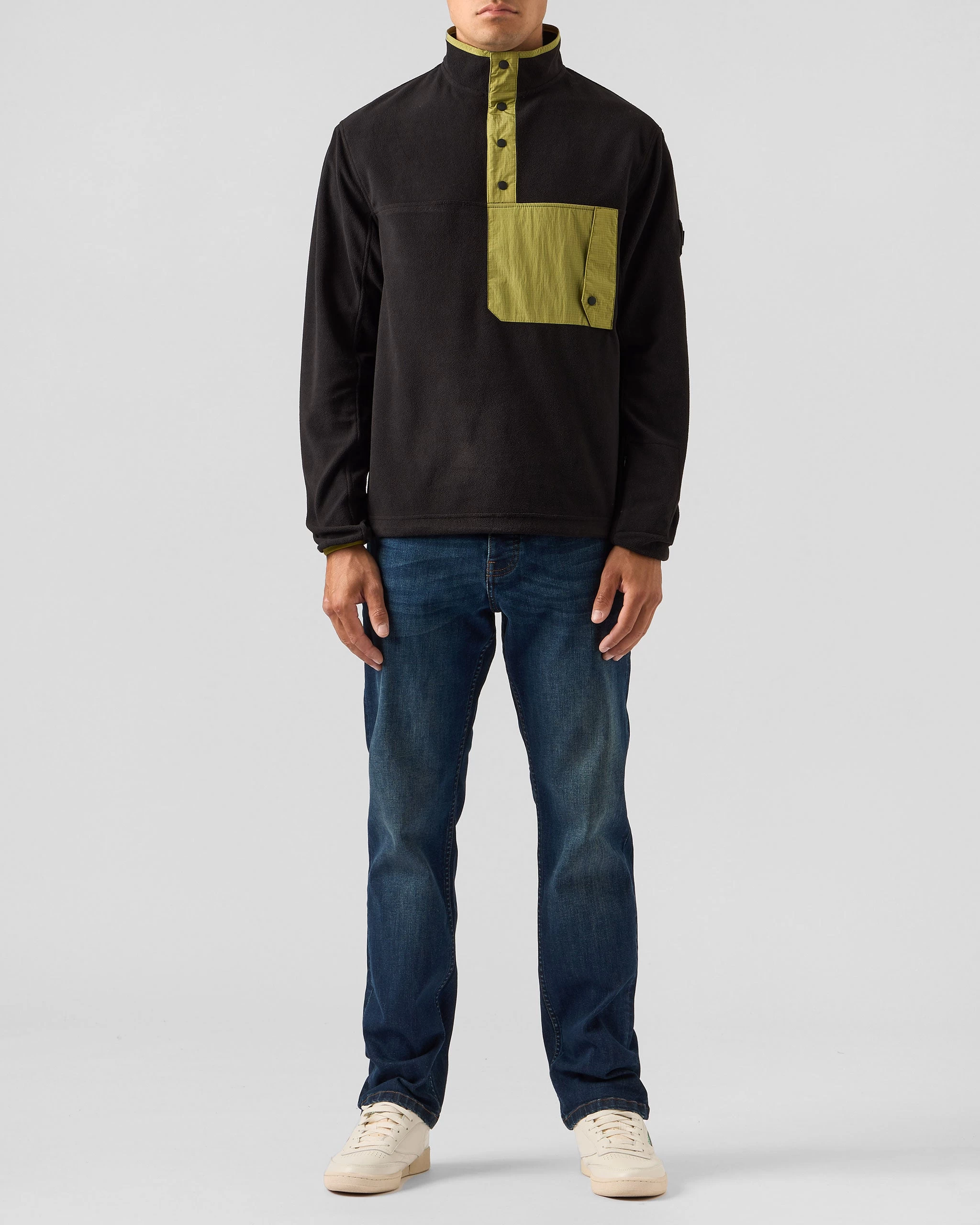 Weekend Offender Cruz Polar Fleece Black/Lime Green 2 Weekend Offender Cruz Polar Fleece Black/Lime Green - Image 2