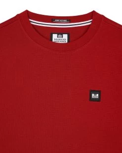 Weekend Offender Ferrer Sweatshirt Scarlet Red -Fashion sportswear SWAW2309 FERRER SCARLET 0166