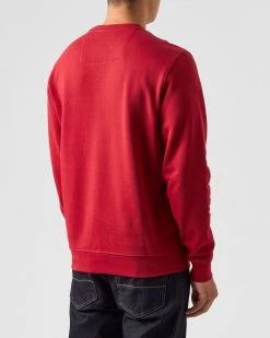 Weekend Offender Ferrer Sweatshirt Scarlet Red -Fashion sportswear SWAW2309 FERRER SCARLET 0361