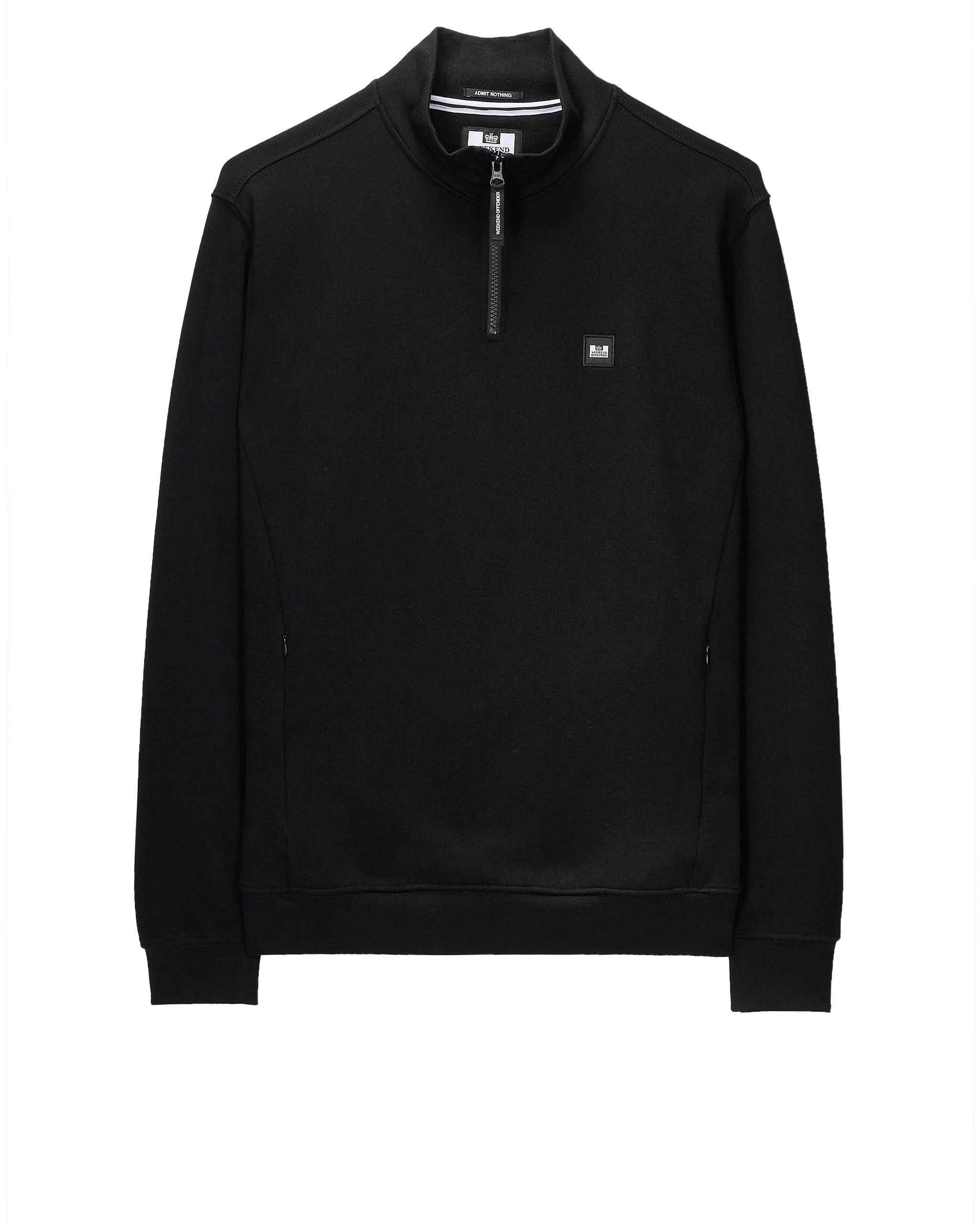 Weekend Offender Faraone Quarter Zip Sweatshirt Black 1 Weekend Offender Faraone Quarter Zip Sweatshirt Black