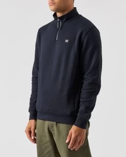 Weekend Offender Faraone Quarter Zip Sweatshirt Navy 9 Weekend Offender Faraone Quarter Zip Sweatshirt Navy -Fashion sportswear SWAW2310 FARAONE NAVY 0461