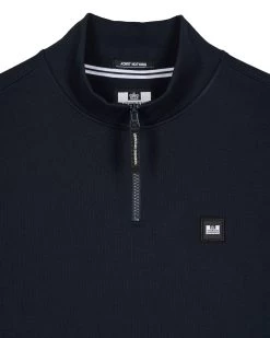 Weekend Offender Faraone Quarter Zip Sweatshirt Navy 11 Weekend Offender Faraone Quarter Zip Sweatshirt Navy -Fashion sportswear SWAW2310 FARAONE NAVY 3735