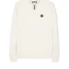 Weekend Offender Faraone Quarter Zip Sweatshirt Winter White