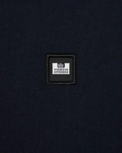 Weekend Offender Vega Sweatshirt Navy/Blue House Check -Fashion sportswear SWAW2312 VEGA NAVY BLUE CHECK 0213